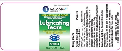 Cmc Bottle Label (Lubricating Tears Cmc Bottle Label)